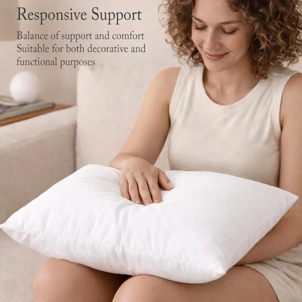 Luxury White Pillow Set